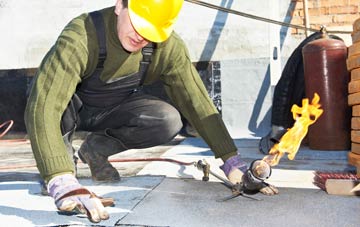 Gelli Gaer flat roof construction
